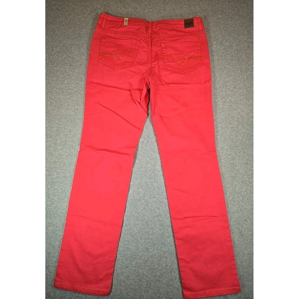 Justice Pant Simply Low Skinny Jeans Size 16 1/2‎ Plus Pink Denim NWT